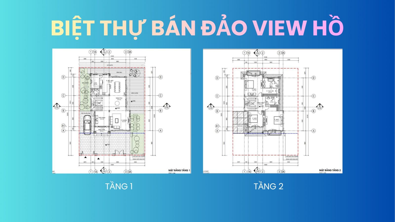 thiết kế biệt thự bán đảo view hồ độc bản eurowindow light city